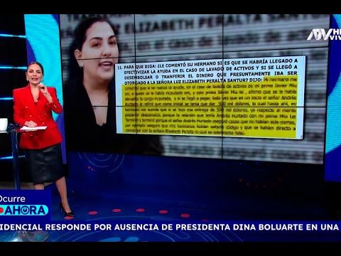 Ana Siucho afirma a Fiscalía que su hermano le entregó US$500 mil a Andrés Hurtado