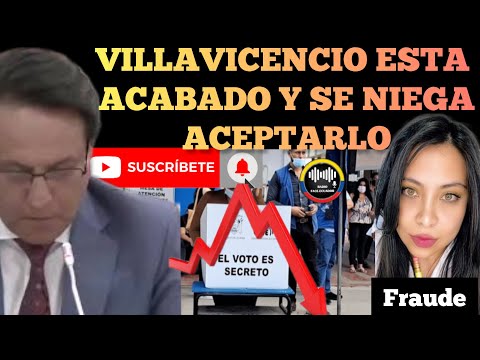 FERNANDO VILLAVICENCIO ESTA ACABADO Y SUS SEGUIDORES SE NIEGAN ACEPTARLO NOTICIAS RFE TV