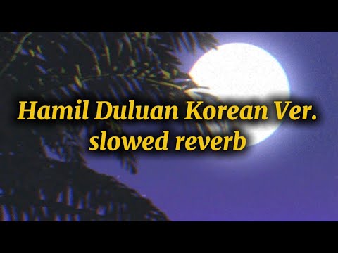 Hamil Duluan Versi Korea - Slowed & Reverb