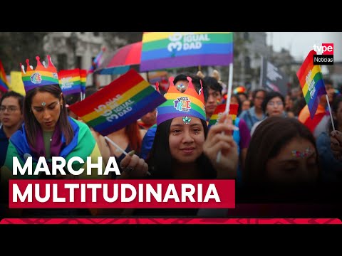 Marcha del Orgullo 2024 se realiza con éxito en Lima