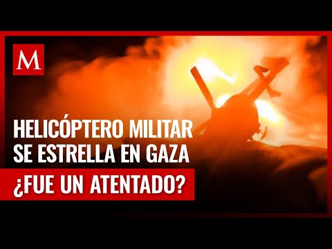 Helicóptero Black Hawk de Israel se estrella en Gaza durante evacuación