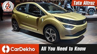 Tata Altroz Full Details | Price, Specs, Features and More! #In2Mins | CarDekho.com