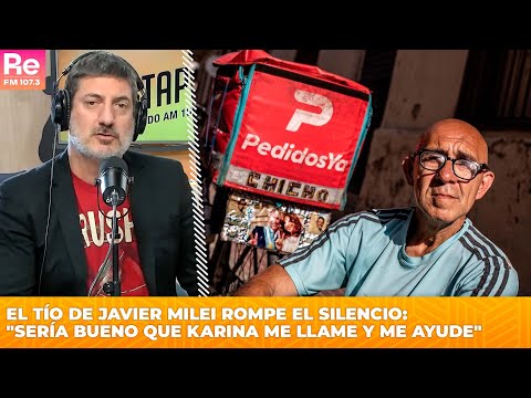 El tío de Javier Milei rompe el silencio: Sería bueno que Karina me llame y me ayude