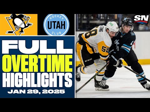 Pittsburgh Penguins at Utah Hockey Club | FULL Overtime Highlights - January 29, 2025