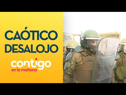 ANTE BARRICADAS: Carabineros desalojó más de 180 departamentos tomados - Contigo en La Mañana