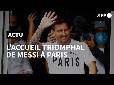 Messi accueilli par les supporters du PSG | AFP