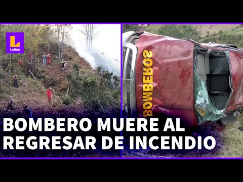 Cajamarca: Bombero muere en accidente de tránsito cuando regresaba de incendio forestal