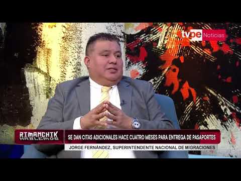 Rimanchik | Jorge Fernández, superintendente nacional de Migraciones