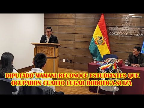 ESTUDIANTES BOLIVIANOS GANARON EL CUARTO LUGAR EN TORNEO MUDIAL DE ROBOTICA EN GINEBRA SUIZA..
