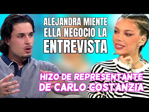 La propia Alejandra Rubio NEGOCIÓ la ENTREVISTA de CARLO CONSTANZA su NOVIO en DE VIERNES