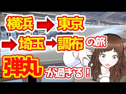 １泊２日の関東弾丸オタク旅　移動距離がえぐい！！