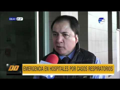 Emergencia en hospitales por casos respiratorios