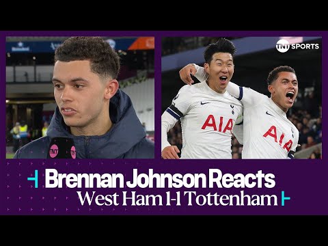 IT'S AN HONOUR TO PLAY WITH SON | Brennan Johnson | West Ham 1-1 Tottenham | Premier League