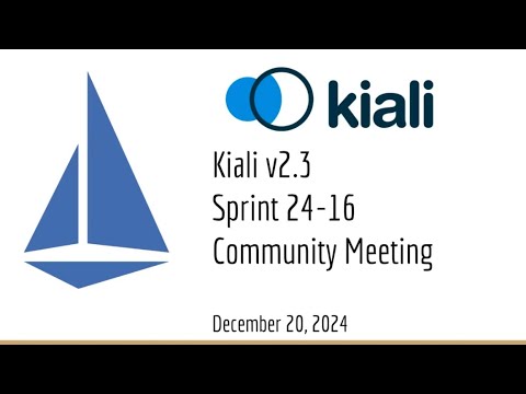 Thumbnail for Kiali Sprint 24 - 16 Demo [v2.3] - Servicemesh management for Istio