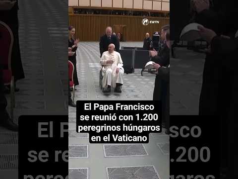 El Papa Francisco se reunió con 1.200 peregrinos húngaros en el Vaticano.