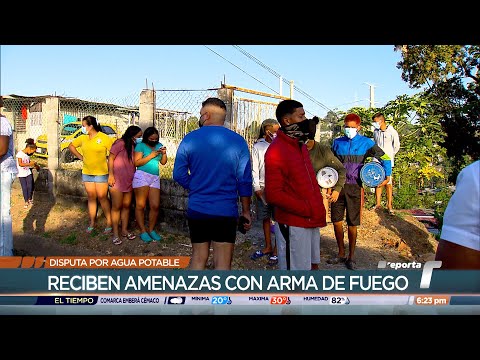 Dos comunidades en San Miguelito se pelean por el agua potable