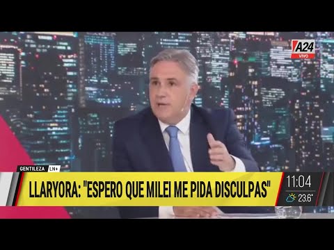 Martín Llaryora habló sobre Javier Milei: Espero que me pida disculpas