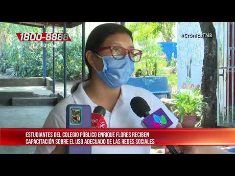 Estudiantes de Managua se capacitan en el uso responsable del internet - Nicaragua