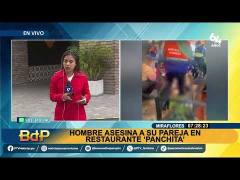 Miraflores: rompen luna de auto para sacar cadáver de sujeto que asesinó a su pareja en restaurante