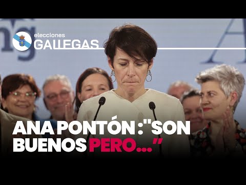 Ana Pontón celebra con moderación el resultado del BNG: Son buenos pero insuficientes