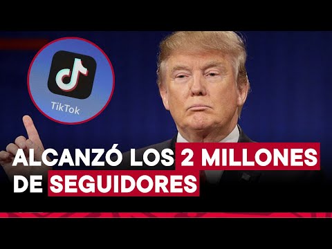 Donald Trump incursiona en Tiktok y revoluciona la red social