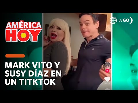 América Hoy: Mark Vito hace divertido TikTok con Susy Díaz (HOY)