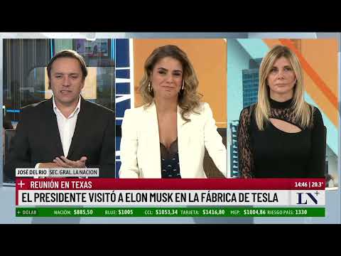 Javier Milei visitó a Elon Musk en la fábrica de Tesla; reunión en Texas