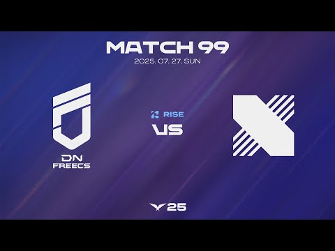 DNF vs DRX | 매치 99 하이라이트 | 07.27 | 2025 LCK