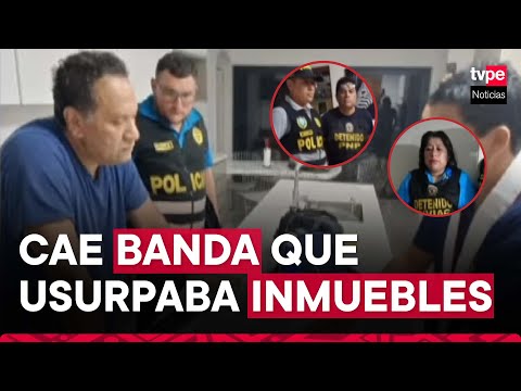 La Molina: PNP captura a banda de usurpadores de inmuebles