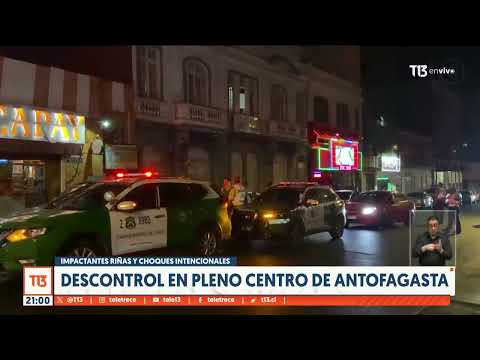 Descontrol en pleno centro de Antofagasta por el llamado barrio rojo