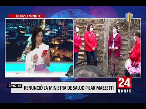 Pilar Mazzetti renunció al cargo de ministra de Salud