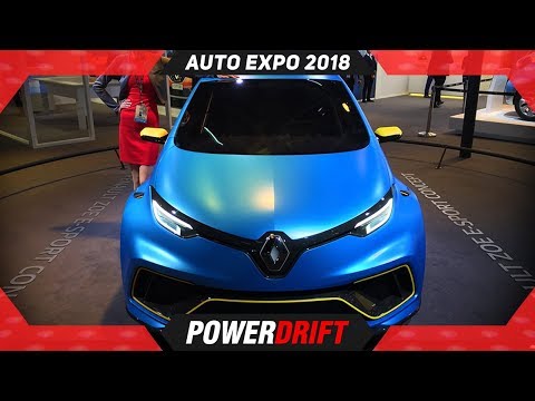 Renault Zoe @ Auto Expo 2018 : PowerDrift