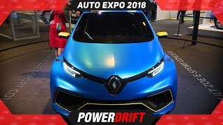 Renault Zoe @ Auto Expo 2018 : PowerDrift