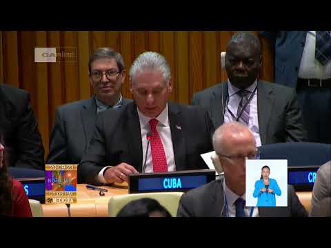 Intervención del Presidente de Cuba en Diálogo del Alto Nivel en ONU