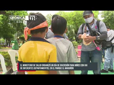 MINSA realizó una mañana de diversión con niños afectados por VIH en Managua - Nicaragua