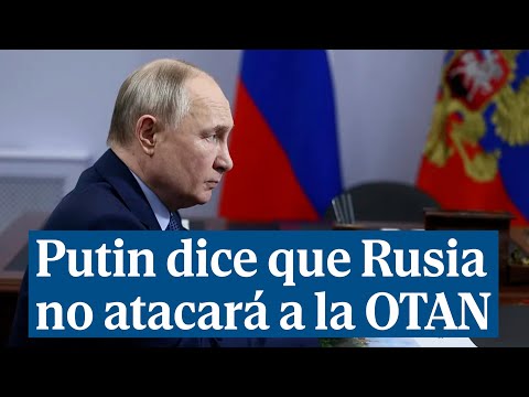Putin dice que Rusia no atacará a la OTAN, pero que los F 16 enviados por Occidente serán derribados