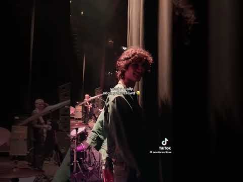 HELP NOT HIM ALMOST FALLING 😭🥀 #sombr #fyp