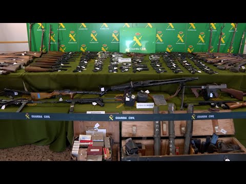 Más de 240 armas incautadas en una operación contra el tráfico de armamento