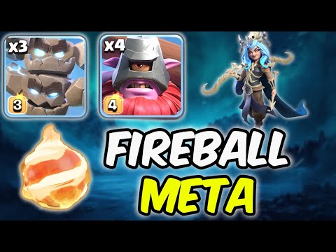 This Fireball Army Crushes the Current Base Meta – Clash of Clans