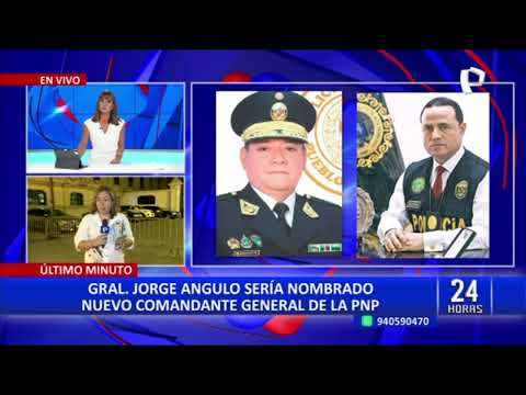 Jorge Angulo es designado nuevo comandante general de la Policía Nacional (2/2)