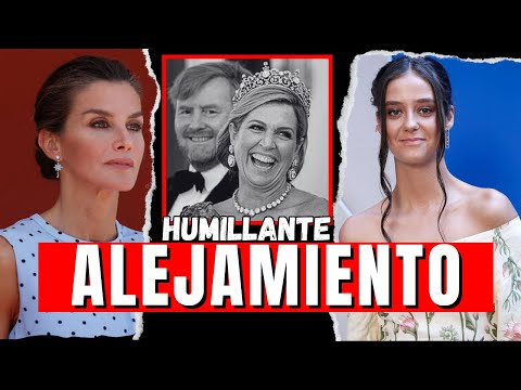 ALEJAMIENTO PÚBLICO de Victoria Federica y CASAS REALES EXTRANJERAS hacia Letizia Ortiz