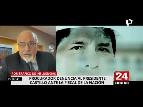 Denuncian a Pedro Castillo por presunta comisión de delitos ante fiscal de la Nación