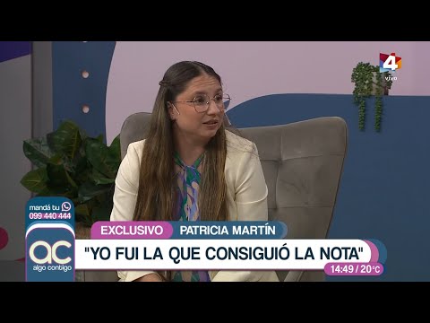 Algo Contigo - Patricia Martín rompe el silencio tras la nota a Marset