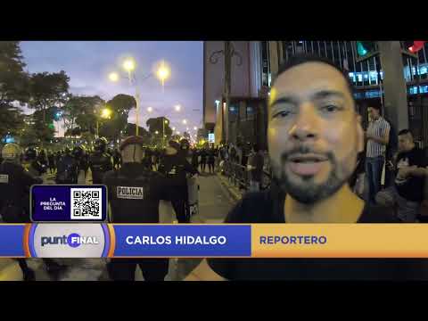 IMÁGENES EXCLUSIVAS de la violencia en las protestas en el CENTRO DE LIMA