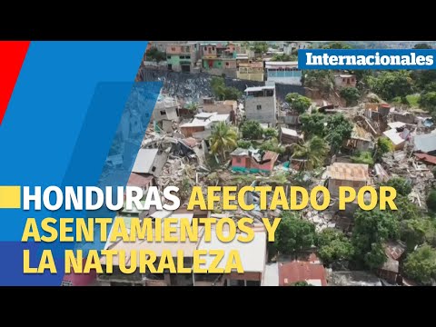 El suelo de capital de Honduras, afectado por asentamientos y la naturaleza
