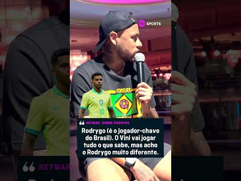 E O VINI? NEYMAR ESCOLHE RODRYGO COMO PRINCIPAL JOGADOR DA SELEÇÃO! #Shorts