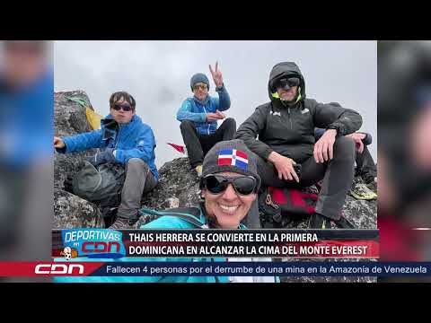 Deportivas | Thais Herrera se convierte en la primera dominicana en alcanzar el monte Everest
