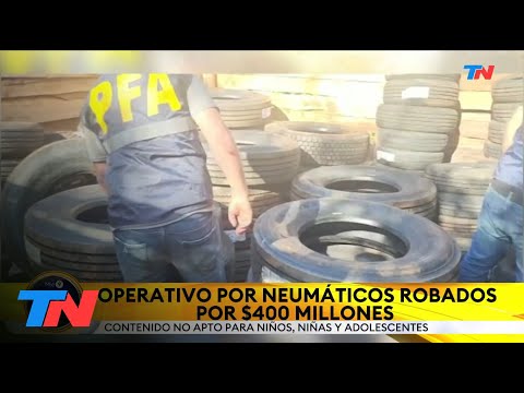 MISIONES: Operativo por neumáticos robados por $400 millones de pesos