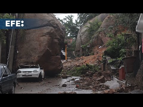 Huracán John deja 22 muertos en México y provoca deslizamientos en Guerrero y Oaxaca