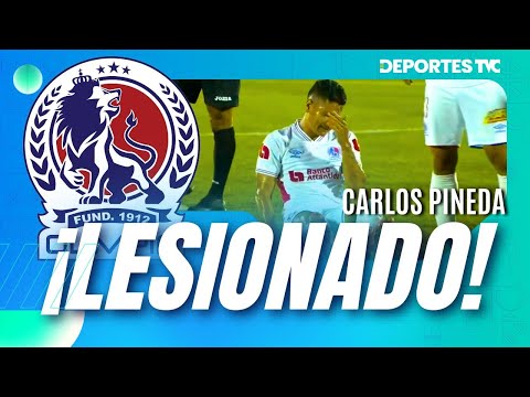 Carlos Pineda enciende las alarmas en Olimpia tras salir lesionado en partido vs Lobos UPN